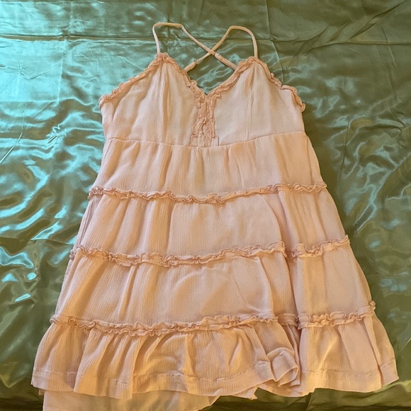 Forever 21 Dresses Forever 2 Light Pink Flowy Dress Poshmark